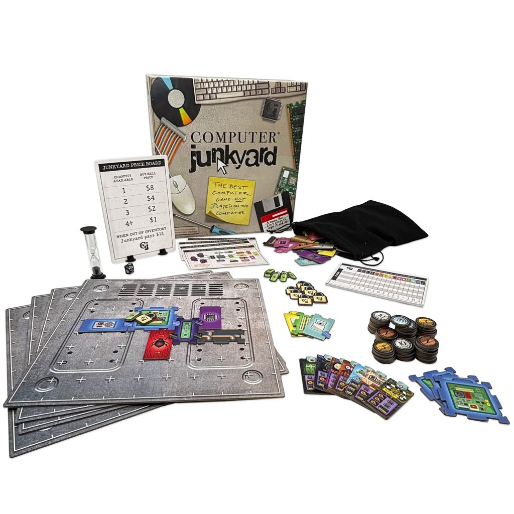 computer junkyard game components